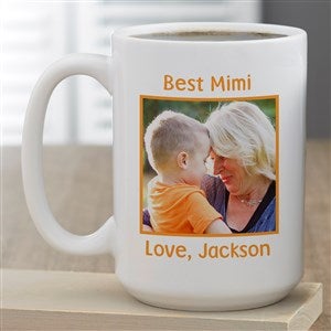 Picture Perfect Personalized Coffee Mug 15 oz.- White - 52947-L