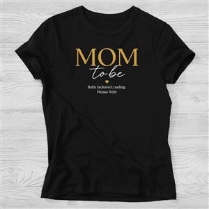 Mom to Be Personalized Hanes® Ladies Fitted Tee - 52978-FT