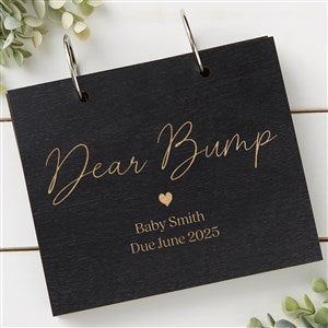 Mom To Be Personalized Wood Photo Album - Black Poplar - 52983-B