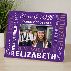 All About Grad Personalized Frame- 4x6 Horizontal Tabletop - 53062-HT