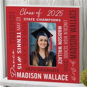 All About Grad Personalized Frame- 4x6 Vertical Box - 53062-B