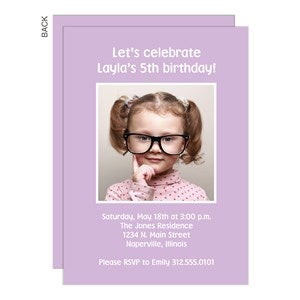 Party Photo Personalized Party Invitation - 1 Photo - 53222-1