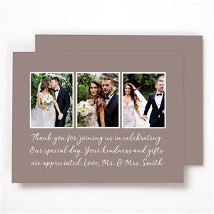 Party Photo Personalized Thank You Cards - 3 Photo - 53233-3