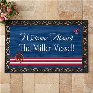 Welcome Aboard - Personalized Boat Doormat - 5354-M