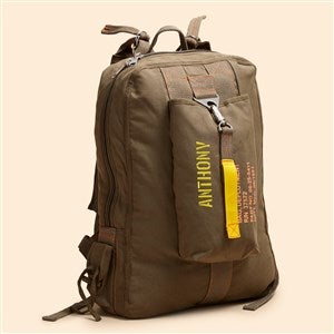 Embroidered Canvas Flight Bag - 53589