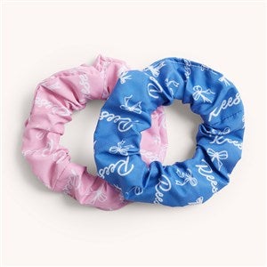 Darling Bow Personalized Scrunchie 2pc Set - 54011