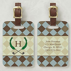 Golf Pro Personalized Bag Tag - 5486