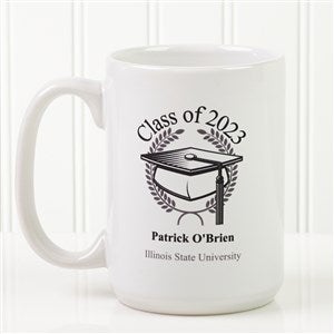 Classic Graduation Personalized 30 oz. Oversized Coffee Mug