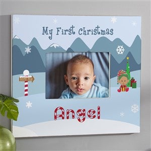 My First Christmas Personalized Picture Frame - 5x7 Wall - 5911-W