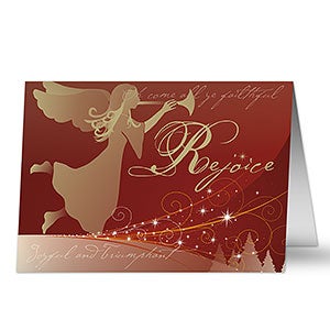 Rejoice Angel Holiday Card - 6175-C