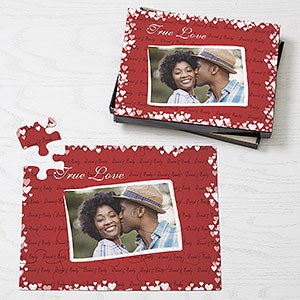 Pieces of Love Personalized 25 Piece Photo Puzzle - 6476-25
