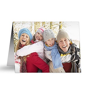 Horizontal Photo Personalized Note Cards - 6688-NH