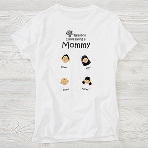 So Many Reasons Personalized Hanes® Ladies Fitted Tee - 6789-FT