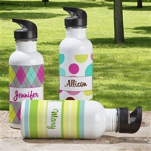 On The Go Personalized 20 oz. Water Bottle - 7185-1