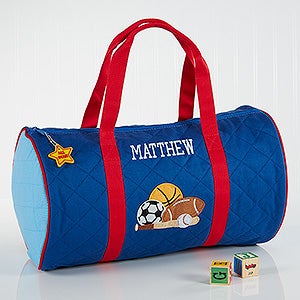 Embroidered All-Star Duffel Bag by Stephen Joseph - 7348