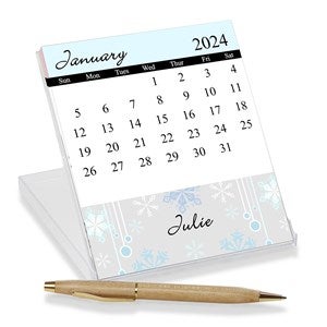 Seasons Change Personalized Desk Calendar - 7634