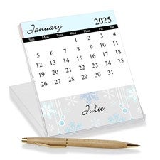 Seasons Change Personalized Desk Calendar - 7634