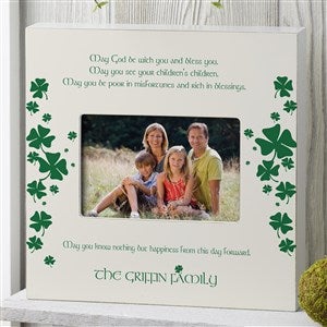 Irish Blessing Personalized Picture Frame 4x6 Box - 7967-B