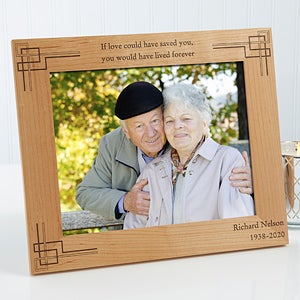 Personalized Memorial Picture Frames - Never Forgotten - 8x10 - 8247-L