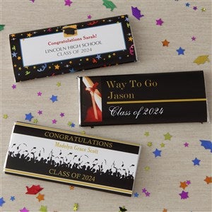 Way To Go Grad Personalized Candy Bar Wrappers - 8481