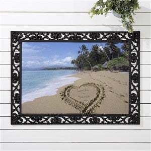 Our Paradise Island Personalized Doormat- 18x27 - 8608