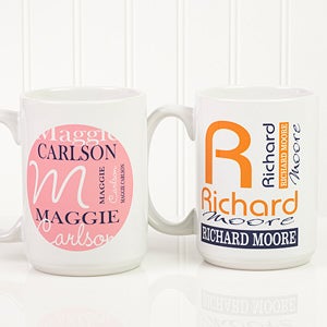 Large Personalized Coffee Mugs - Personally Yours - 8796-L