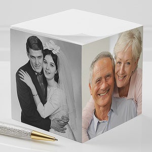 Personalized Photo Note Pad Cube - 4 Photos - 9160-4