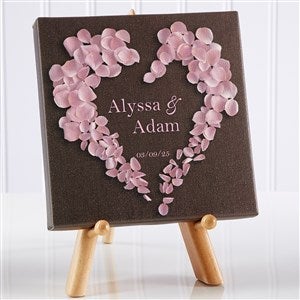 Personalized Canvas Prints - Hearts of Roses - 9535-5x5