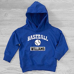 14 Sports Personalized Toddler Hooded Sweatshirt - 9582-CTHS