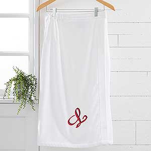 Monogrammed discount towel wrap