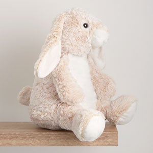 Ivory & Blue Plush Bunny Soft Toy (16cm)