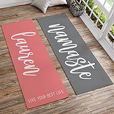 Personalized Mandala, Printed Yoga Mat With Name, Personalized