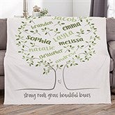 Personalized Family Tree Blankets - 23081