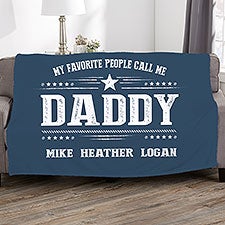 My Favorite People Call Me Personalized Blankets - 23253