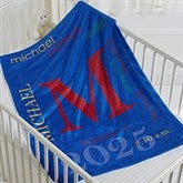 Personalized Baby Blankets - All About Baby Boy - 23857