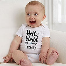 hello world baby clothes