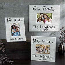 This is Us Personalized Box Picture Frame - 24230