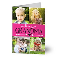 We Love You... Personalized Mothers Day Photo Greeting Card - 24350