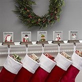 Wintry Cheer Personalized Stocking Holders - 24583