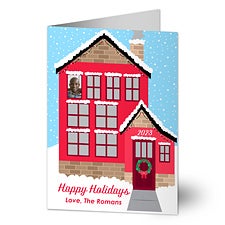 Christmas Home Personalized Holiday Photo Cards - 25294