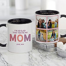 Funny Mom Coffee Mug Thanks for Being My Mom Best Mom Gifts from Daughter  Son Kids Mother's Day Birthday Gifts for Mom 11 Oz Coffee Cup