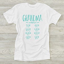 Grandma Established Personalized Grandma Shirts - 26203