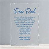 Dear Dad Poem Personalized Keepsake Gift For Dad - 26400