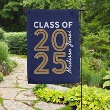 Graduating Class Of Personalized Graduation Garden Flag - 26438