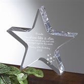 Personalized Birthday Star Sculpture - You Shine Like a Star Design - 2693