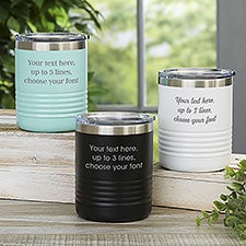 Personalized 10 oz Vacuum Insulated Stainless Steel Tumblers - 26972