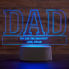 Dad Personalized Acrylic LED Sign - 27071
