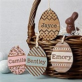 Personalized Wooden Easter Basket Tags - 27192