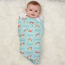 LVYZIHO Baby Blanket Custom Floral Letters Pattern Baby Boy / Girl Blanket  - 30x40 / 48x60 / 60x80 Inches - Fleece Blanket - AliExpress