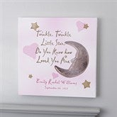 Personalized Baby Wall Art - Twinkle, Twinkle - 2742